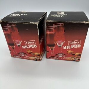 Libbey Mr. Pro Cordial Glasses set of 8